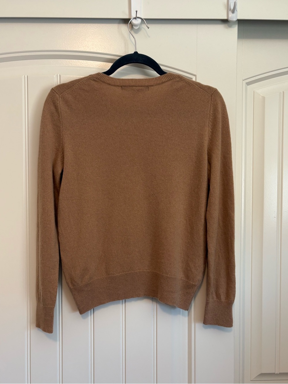 Quince 100% cashmere crew neck sweater in tan brown size small - Picture 5 of 5